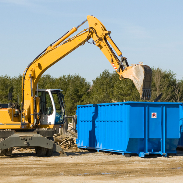 are there any restrictions on where a residential dumpster can be placed in Belfonte Oklahoma